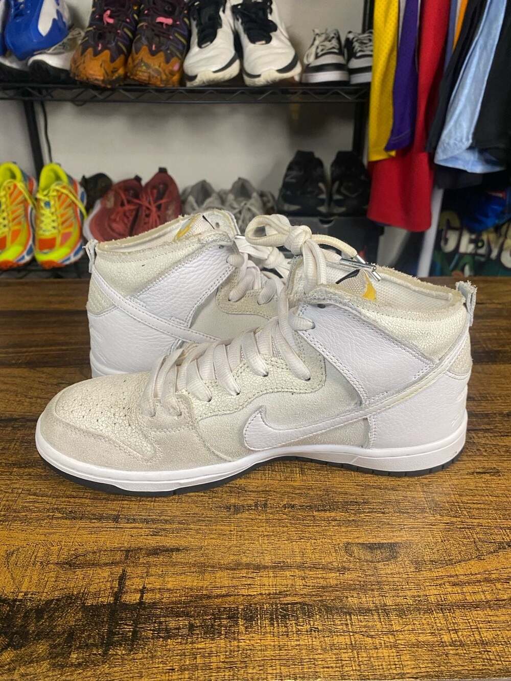 Nike SB X AintiHero Skateboard Comp No Box Size 8.5 distressed look VNDS - Picture 7 of 8